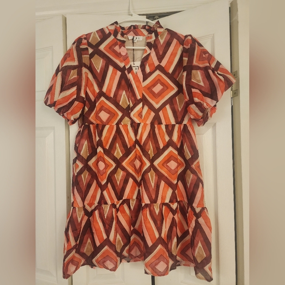 THML Geometric Patterned Dress - Picture 2 of 5